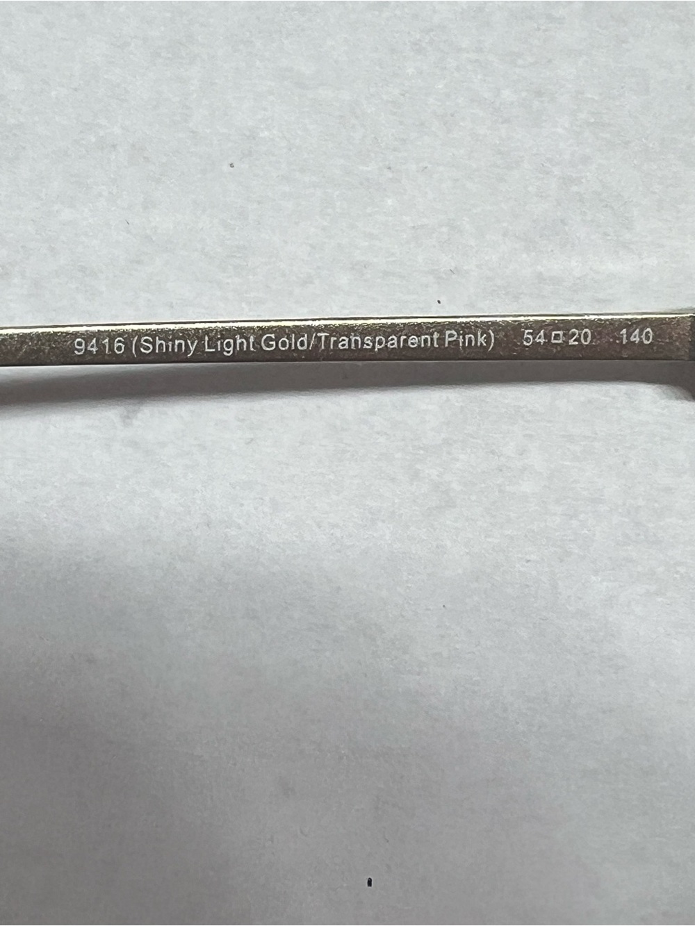 COACH HC 5146 Pink Metal-Acetate Cat-Eye Eyeglasses - Picture 5 of 5